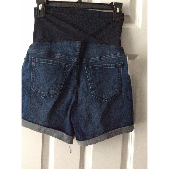 NWT, Isabel Maternity, Size 2, Blue Jean Short - Picture 2 of 5